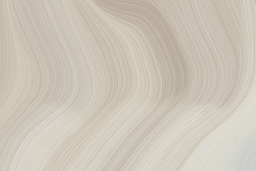 Obraz premium abstract artistic with smooth swirl waves background illustration with silver, antique white and rosy brown color