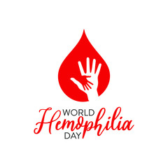 Vector illustration on the theme of World Hemophilia Day observed on April 17th.