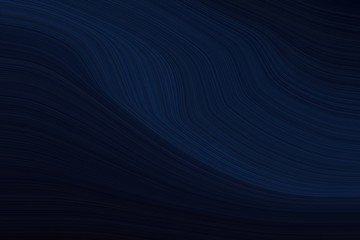 Obraz premium fluid artistic waves with smooth swirl waves background design with very dark blue and black color