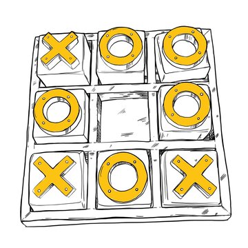 illustration of a game chase