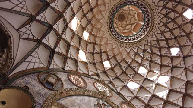 Borujerdi historical house, Kashan city, Kavir desert, Iran, Western Asia, Asia, Middle East