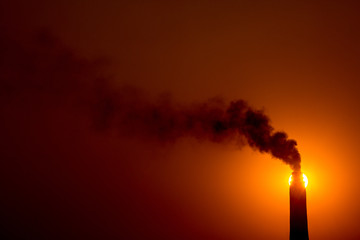 Obraz premium Brick kilns are the leading cause of air pollution in Dhaka city and also Bangladesh.
