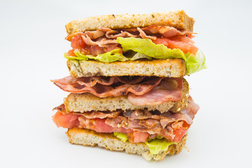 A BLT is a type of sandwich, named for the initials of its primary ingredients, bacon, lettuce and tomato