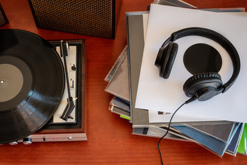 Tocadiscos antiguo