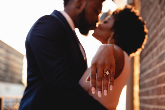 Beautiful young couple in love