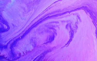 Purple-lilac abstract background. Natural stone texture. Acrylic paint flows freely and creates an...