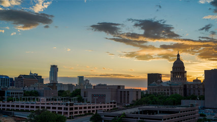 The skyline of Austin, Texas. 