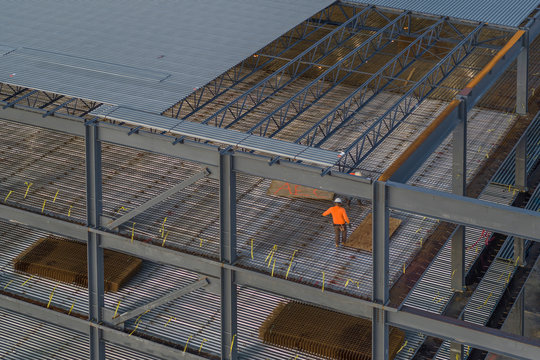 Workers at Commercial Building in Stone Mountain, Georgia