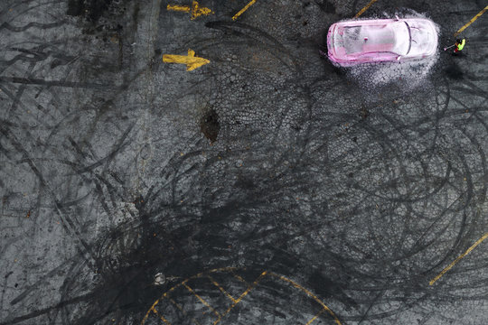 Car wash, Parking Lot, Atlanta, Georgia
