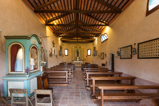 The church of San Pietro in Castello di Godego / Italy