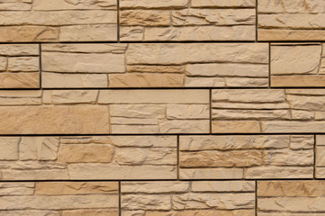 Background ornamental artificial stone.