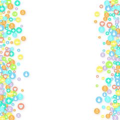 Pharmacy Background. Clinic Backdrop.