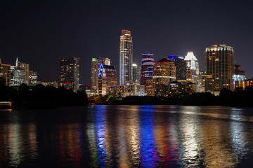 Fototapeta na wymiar The skyline of Austin Texas.