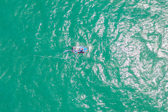 Aerial view of a fischerman, Taiba, S&bdquo;o Gon&Aacute;alo do Amarante, Cear&middot;, Brazil