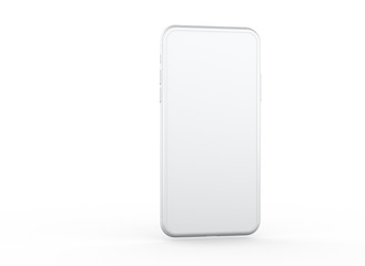  New realistic mobile phone smartphone mockup with blank screen.