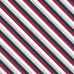 Diagonal Striped heather marl Melange Seamless Repeat Raster Jpg Pattern Swatch. Navy, red, white, gray. Knit t-shirt fabric texture.