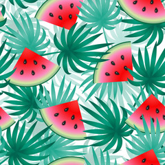 Tropical seamless pattern