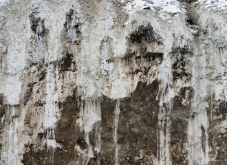 Fototapeta premium Chalk mountain near