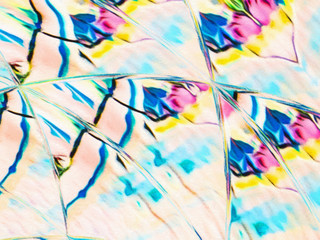 Abstract painting graphic fractal art. Creative template for decor backgrounds of covers, web banners, invitations or cards. Surreal bright print in digital oil and acrylic mixed impressionism style.