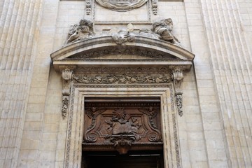 Eglise Saint Polycarpe à Lyon dans le 1 er arrondissement inaugurée en 1670 - Ville de Lyon - Département du Rhône - France - Vue extérieure