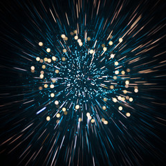 Obraz premium Holiday festive background with bokeh