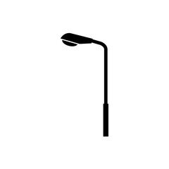 Lamppost icon, logo isolated on white background
