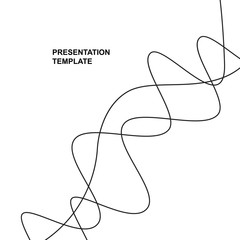 Lines connect on white background. Vector illustration