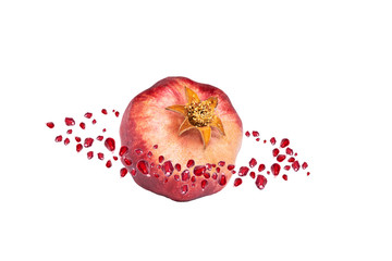 cosmic power of fruit, pomegranate in the form of saturn