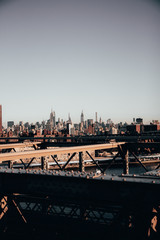 New York from Brooklyn Bridge