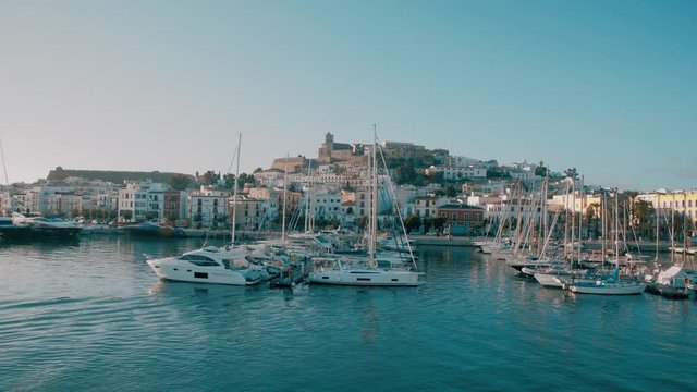 Dalt Vila Ibiza Old Town Fortification Port Harbour