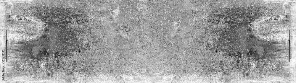 Poster grunge background black and white. abstract illustration texture dirty monochrome pattern surface