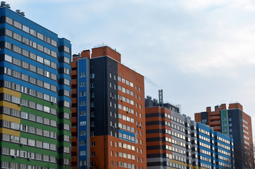 modern buildings against the sky