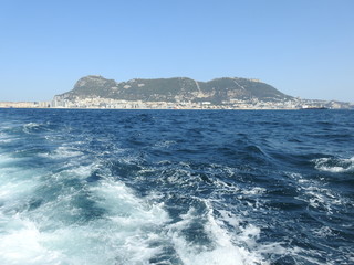 Gibraltar desde el mar