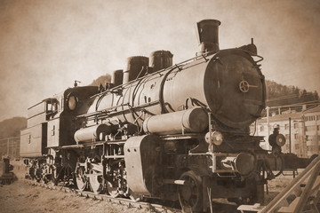 a locomotive from the past