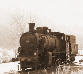 a locomotive from the past