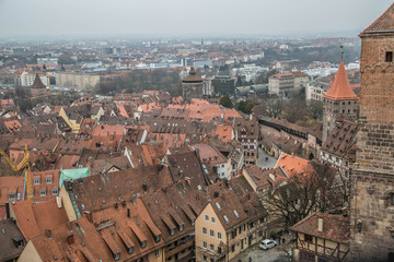 Fototapeta na wymiar Nürnberg Altstadt und Sehenswürdigkeiten