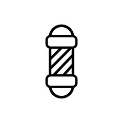 barber label spiral line style icon