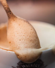 cappuccino foam