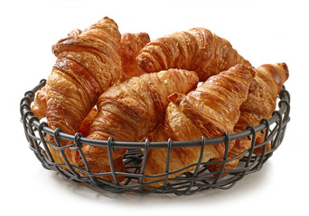 freshly baked croissants