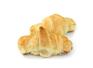 Puff Pastry Isolated on White Background