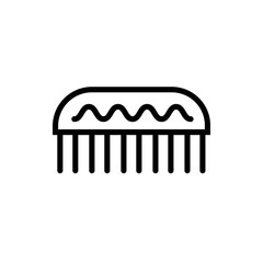 comb makeup accessory line style icon