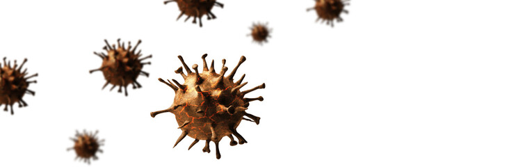 New coronavirus 2019-ncov. 3D illustration