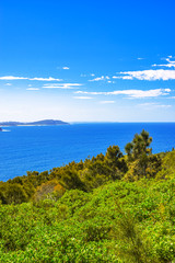 Fototapeta premium landscape with mountains and clouds