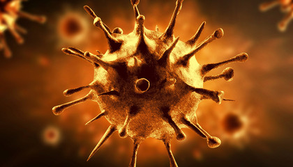 New coronavirus 2019-ncov. 3D illustration