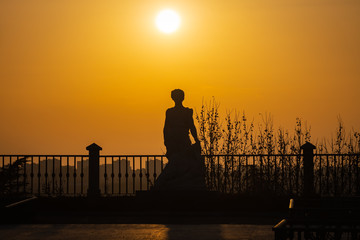Sunset at Las Vistillas (Madrid, Spain)