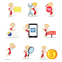 Set character of man heart god in traditional myth.