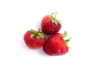 Fototapeta na wymiar Strawberry isolated on a white background.