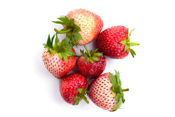 Strawberry isolated on a white background.