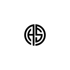 HS H S Logo Icon Vector Template.