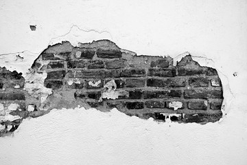 Wall the style vintage black gray background of old cement brick texture has white many horizontal block which are beautiful.